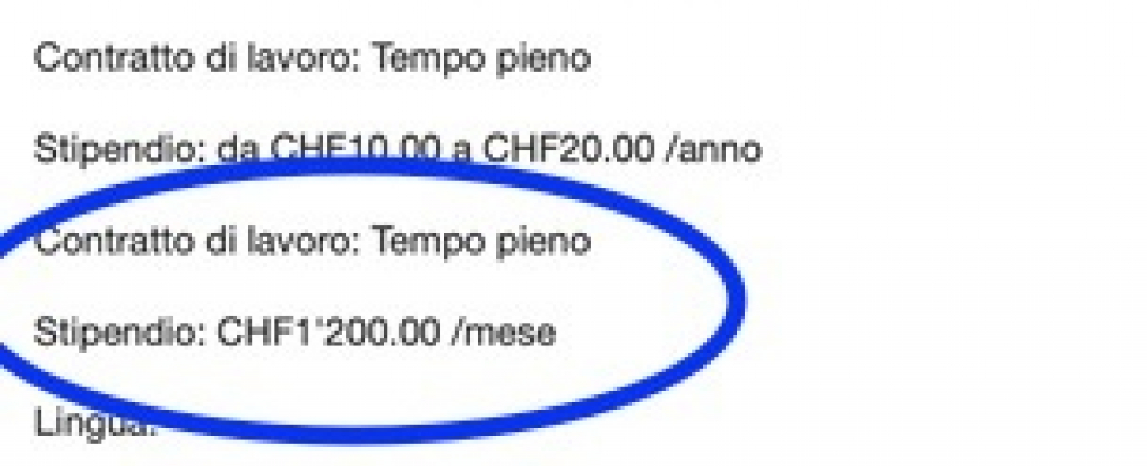 Cercasi Agente Immobiliare Con Conoscenze Linguistiche E Esperienza Per 1 200 Franchi Al Mese Ticinolibero